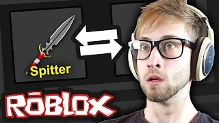 Roblox  Murder Mystery 2  GOLD KNIFE TRADING amp UNBOXING [upl. by Roper654]