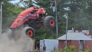 Topsham Fair  Crushstation Crashes Into Power Lines During Freestyle [upl. by Copeland382]