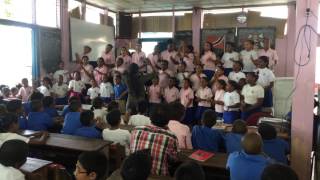 Guaico Presbyterian 2015 School Choir Singing quotHappyquot [upl. by Bud]