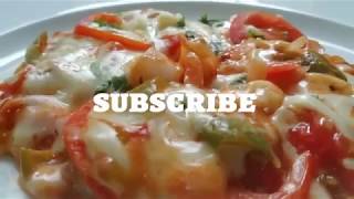 Veg Roti Pizza recipe in Hindi बची हुई रोटी से पिज्जा Easy homemade recipe without oven [upl. by Lette366]