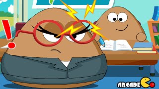 Pou Classroom Slacking Walkthrough [upl. by Byrann216]