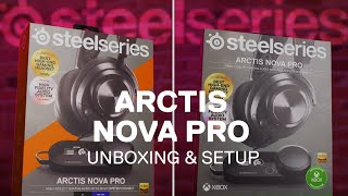 Arctis Nova Pro amp X Unboxing and Setup [upl. by Geralda594]