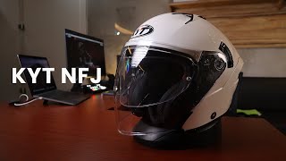 KYT NFJ Entry Level Helmet Dengan Fitur Lengkap [upl. by Suollecram475]