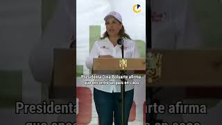 Presidenta Dina Boluarte afirma que encontró un país en caos cuando asumió [upl. by Max]