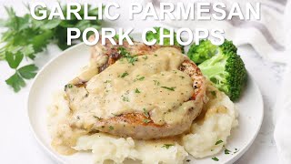 Garlic Parmesan Pork Chops [upl. by Adnileb]