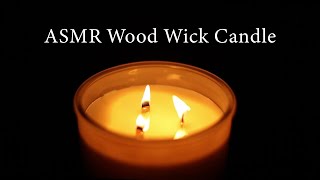 ASMR Wood Wick Candle Crackling No Talking  Loop for Hours [upl. by Htebazie]