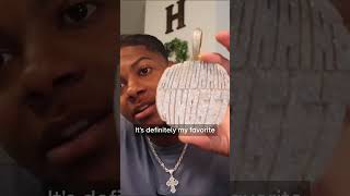 quotMillionaire Mindsetquot Custom Pendant Review💎 moissanitependant [upl. by Noleta]