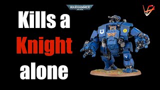 Brutalis Dreadnought  Space Marine MORTAL WOUND MACHINE  Warhammer 40K tactics [upl. by Christian]