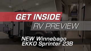 Get Inside RV Preview  The New Winnebago EKKO Sprinter 23B  LichtsinnRVcom [upl. by Supple]