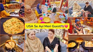 USA Se Ayi Meri Guest🇺🇸❤️Iftar To 10th Sehri Routine  Cooking with Shabanaquot [upl. by Lazos822]