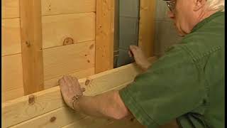 How to Install Knotty Pine Paneling [upl. by Lemuelah372]