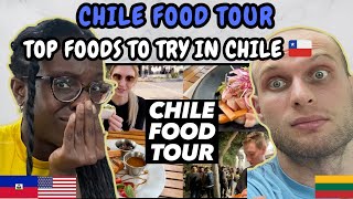 REACTION TO Chile Food Tour  Top Foods You Need to Try in Chile  FIRST TIME WATCHING [upl. by Cower]