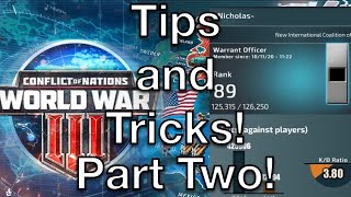 Conflict of Nations WW3  Tips and Tricks  How to Play Better 2 [upl. by Ruelu314]