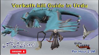 Vorkath Kill Guide in Urdu Osrs [upl. by Dorsy715]