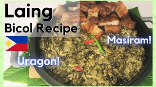 Laing  Bicol Specialty  Easy Recipe [upl. by Edrea]