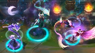 NEW SKINS Rakan Prestige Vayne Kassadin amp Fiora  League of Legends [upl. by Judi427]