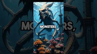 🐙 Sea Monsters Myths or Real Creatures Lurking Below 🌊 Shorts SeaMonsters evetechtales [upl. by Winnie]