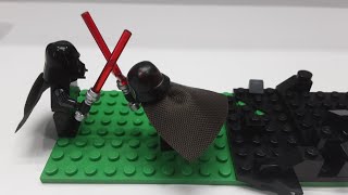 Kylo Ren vs Darth Vader lego stop motion [upl. by Parry]