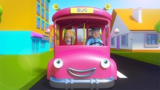 the wheels on the bus  nursery rhymes  bus song  kids rhymes [upl. by Ydaf]