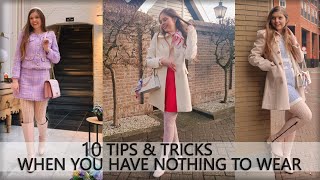 10 Fashion Tips amp Tricks When You Have Nothing to Wear  Marlenes Style Diary [upl. by Osnerol]