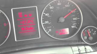 Audi A4 Avant 20 TDI 170 BHP after remapping Acceleration and max speed [upl. by Enuahs]