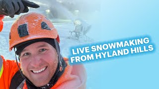 Hyland Hills Snowmaking Live 112624 [upl. by Soren]