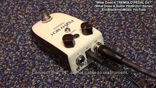 WHAT DOES A TREMOLO PEDAL DO Danelectro Filthy Rich Guitar Effects Tutorial Demo [upl. by Arym607]