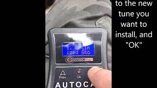 Changing Tunes AutoCal MotorOps Tuner LML Duramax [upl. by Alexi861]