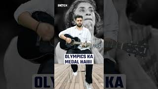 Haari nai Dil jeet ke aayi hai Vineshparisolympics olympics guitar wrestling [upl. by Carry]