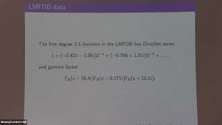 Second Moment of the GL3 Standard Lfunction on the Critical LineMatthew Young [upl. by Sairahcaz513]