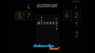 Selection Sort Visual Representation algorithm ai [upl. by Odnalo959]