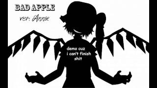 Bad Apple english demo 【Anna】piano ver [upl. by Einhapets]