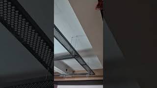 Cable tray installation  200mm cable tray fitting [upl. by Minta]