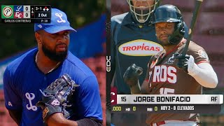 Resumen Tigres del licey vs Gigantes del Cibao partido de pretemporada 09102024 [upl. by Nojed989]