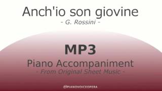 Anchio son giovine Piano Accompaniment [upl. by Ardisj]