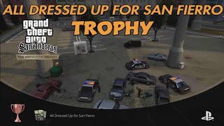 GTA San Andreas The Definitive Edition All Dressed Up for San Fierro Trophy The Green Sabre [upl. by Ennire]