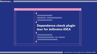 Checkmarx amp JetBrain Package Checker Plugin for Intellij IDEA [upl. by Tanner]