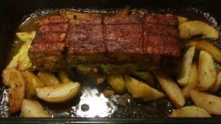 🍀Tajna  Svinjetina sa hrskavom kožicom  Crispy Roasted Pork Belly 2018 ⭐ [upl. by Elyk]