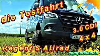 🔥 La Strada Regent S 4x4 💥der neue Mercedes Sprinter Allrad 4x4 Kastenwagen Wohnmobil 🔥 Test [upl. by Matejka]