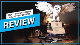 LEGO Harry Potter 76391 Hogwarts Icons Collectors Edition review [upl. by Enorej621]