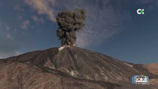 COMO SERÍA UNA ERUPCION PLINIANA EN EL TEIDE [upl. by Othelia]