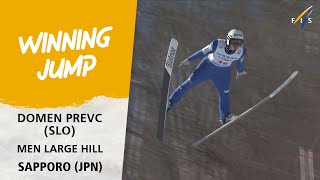 Domen Prevc returns to victory after more than four years  FIS Ski Jumping World Cup 2324 [upl. by Rouvin]