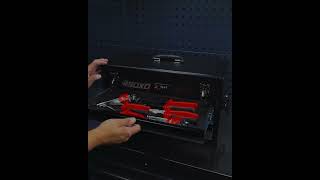 BoxoUSA 159Piece Metric and SAE Combo 3Drawer Hand Carry Tool Box [upl. by Emery]