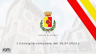 Consiglio Comunale del 30072024 [upl. by Dorolisa]