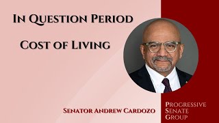 Senator Cardozo asks about the cost of living  Sept 17 2024 English feed [upl. by Origra]