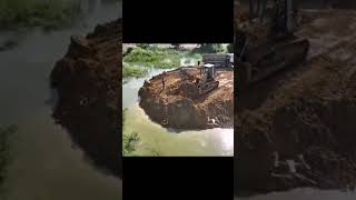 How does a bulldozer working  Dozer working site [upl. by Basset]