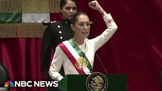 Mexico swears in first female president Claudia Sheinbaum [upl. by Pucida]