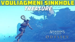 Vouliagmeni Sinkhole  Treasure Location  Attika  AC ODYSSEY [upl. by Phio]