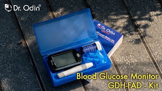 Dr Odin Blood Glucose Meter GDHFAD Kit Black [upl. by Genesa]