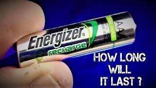 Energizer Recharge RUNTIME TEST [upl. by Nirrak]